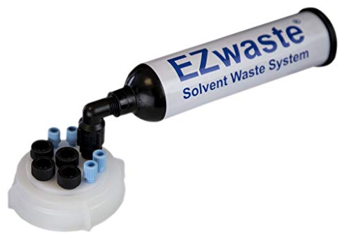 EZwaste HPLC Solvent Atık Sistemi, Sadece Kapak Montajı, 1/8 inç O. D. Boru için Dört (4X) Bağlantı Noktasına Sahip 70mm (S70)