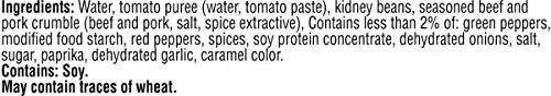 Campbell'in Fasulyeli Tıknaz Sıcak ve Baharatlı Biberi Mikrodalgada Pişirilebilir Kase, 15.25 oz. (8 Pack)