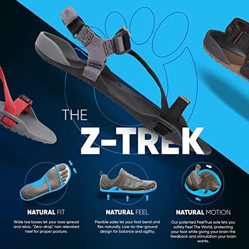 Xero Ayakkabı kadın Z-Trek Spor Sandalet-Sıfır Damla, Hafif ve Paketlenebilir