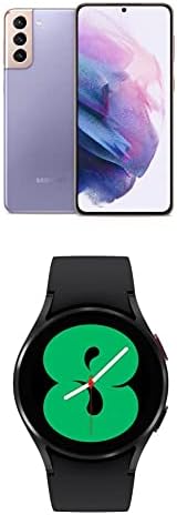 Samsung Galaxy S21 + Artı 5G, Samsung Galaxy Watch 4 44mm Akıllı saatli Fantom Menekşe