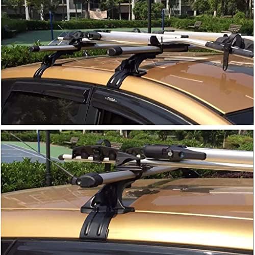 XJZHJXB Çatı Raflar Sedan Ayarlanabilir Çatı Barlar, Alüminyum Çapraz Barlar Araba Cadillac CT6 Plug-in ile Uyumlu, kargo Taşıyıcı