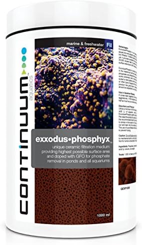 Continuum Aquatics Exxodus Phosphyx-Havuzlarda, Deniz Tuzlu Sularında ve Tatlı Su Akvaryumlarında Fosfat ve Silikat Giderimi