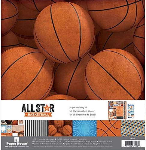 Kağıt EV Kağıt İşçiliği Seti 12X12 - Basketbol