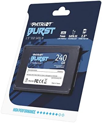 Patriot Bellek Patlama SSD 240 GB SATA III Dahili Katı Hal Sürücü 2.5 - PBU240GS25SSDR