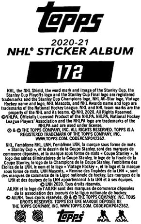 2020-21 Topps NHL Sticker 172 Red Wings Win Shootout Detroit Red Wings Hokey Etiket Kartı (Mini, İnce, Soyulabilir Etiket)