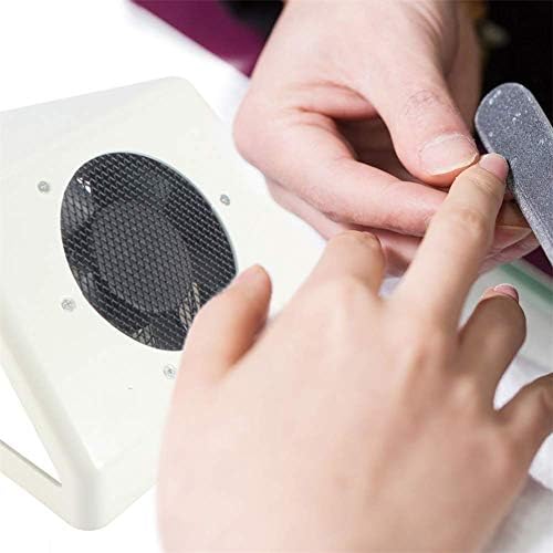 65 W Güçlü Çivi Toz Toplayıcı ile Ayarlanabilir Hız Profesyonel Elektrikli Süpürge Fan için Nail Art Salon Manikür Makinesi