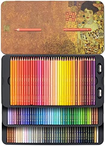 UXZDX CUJUX 100 Renk Kalemler Set Profesyonel Güzel Sanatlar Çizim Renk Renkli Kalem Hediye Kutusu Malzemeleri (Renk : A)