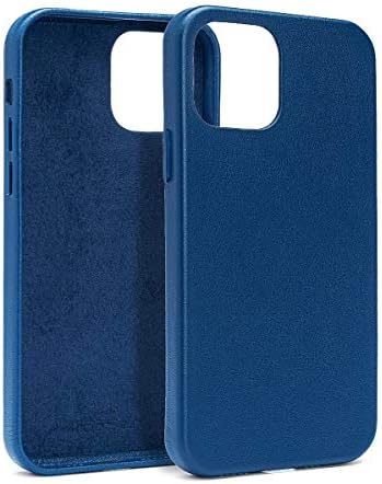 ıphone 11 Kılıf Trop Saint Deri Kapak Darbeye Dayanıklı El Yapımı Premium Koruyucu Cilt [Kablosuz Şarj Desteği] - Mavi