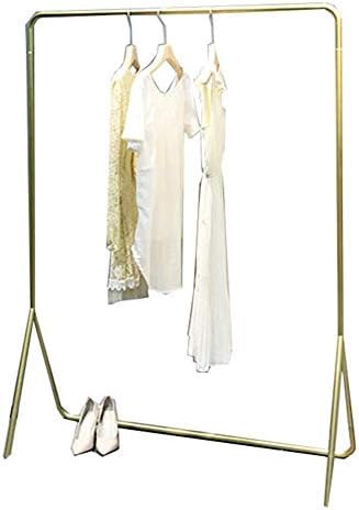 LXD Askılar, Ceket Rafları-Giyim Konfeksiyon Rafları Askı Yatak Odası Zemine Monte Elbise Askısı Basit Mağaza Dekorasyonu Ekran