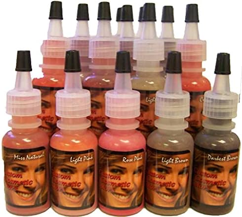 Özel Kozmetik Renkler Kalıcı Makyaj Pigmenti Dövme Mürekkebi 1 - 1/2oz Şişe Başına Fiyat-Soğuk Açık Kahverengi