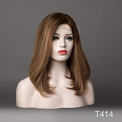 UnıWıgs 6.5 x 6.5 Yükseltme Claire Artı Remy İnsan Saç Mono Topper Saç Dökülmesi veya İnceltme Saç (16, T-414 Köklü Mocha)