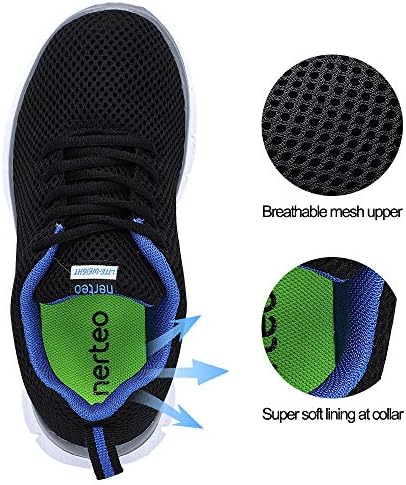 nerteo Çocuk Spor Ayakkabıları Hafif Erkek / Kız Tenis Koşu Ayakkabıları