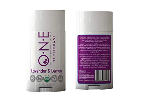 O. N. E.-Lavendar & Lemon-Organik Doğal Yenilebilir Deodorantlar