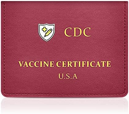 Aşı Kartı Koruyucu Su Geçirmez Covıd Aşılama kart tutucu Aşı Kartı Kılıfı CDC Aşısı için Uygun 4X3 inç Aşılama Kartı (Yeşil)