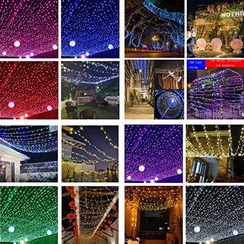 LIUPENGWEI LED peri dize ışıklar 10 m~600 m, 8 modları tel ışıkları Dissemble Firefly halat ışıkları yatak odası düğün kapalı