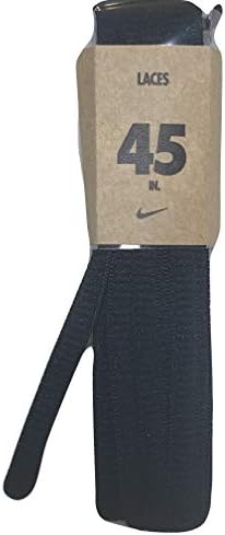 Nike Unisex Yedek Ayakkabı Bağcıkları Oval Kordon Bağcıkları (45, Atletik Siyah)