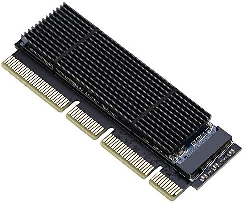 NVME adaptörü ile ısı emici fo M. 2 NVME (M-Anahtar) SSD PCIE 3. 0X16 Genişleme kartı