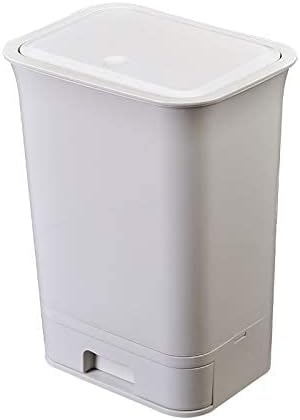 MKJLSD çöp Kutuları, çöp tenekesi,dikdörtgen Dokunmatik Kutusu için Mutfak Banyo Yatak Odası Oturma Odası Ofis / 30 cm x 22