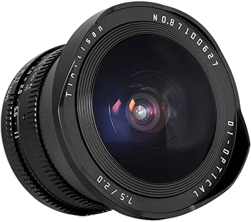 Leica L için TTArtisan 7.5 mm f/2 APS-C Balıkgözü Lens, Siyah