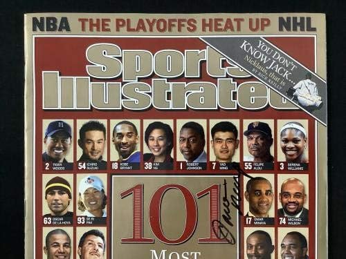 Ömer Minaya İmzalı Sports Illustrated 7/14/08 Etiketsiz Beyzbol Mets GM Auto JSA İmzalı MLB Dergileri