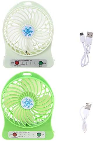 BlingGlow Taşınabilir led ışık Fan hava Soğutucu Mini Masa USB Fan Üçüncü Rüzgar USB Fan,Mini Fan,Gösterildiği Gibi
