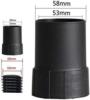 XIAOMINDIAN 2 P Endüstriyel Süpürge Konak Bağlayıcı 53 / 58mm, Hortum Adaptörü Bağlamak ve Ev Sahibi için Konu Hortum 50mm