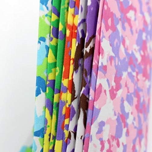 HARİKA10 Yaprak Renkli A4 Sünger EVA Köpük Kağıt Çocuklar HandmadeHand Zanaat 1mm Kamuflaj Scrapbooking Kağıt Zanaat Sanat