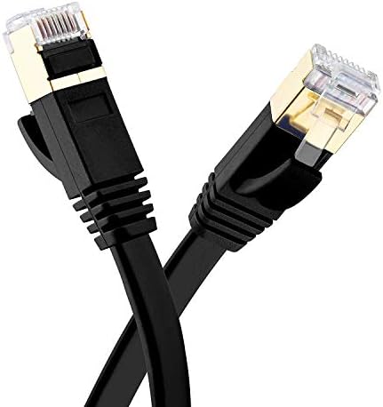 Cat 7 Ethernet Kablosu 3ft, MORELECS Cat 7 İnternet Kablosu 3 ft Ethernet Kablosu RJ45 Ağ Kablosu Cat7 LAN Kablosu PC Dizüstü
