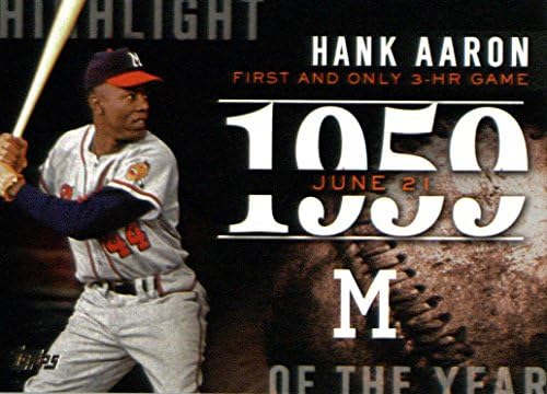 2015 Topps Yılın En Önemli Beyzbol Kartı H-45 Hank Aaron