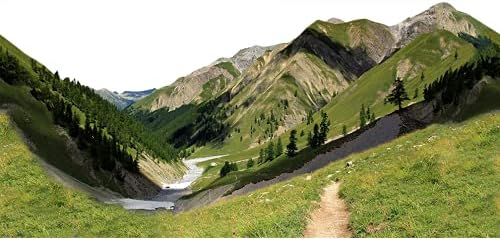 H13108 İsviçre Alpleri Ağaç Hattı Seemless Çini (270x43, 3 seemlessly Kiremitli Karton Kesikler)