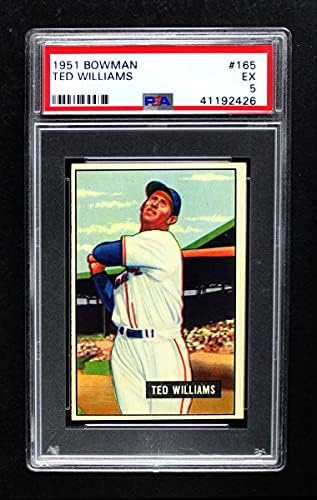 1951 Bowman 165 Ted Williams Boston Kırmızı Sox (Beyzbol Kartı) PSA PSA 5.00 Kırmızı Sox
