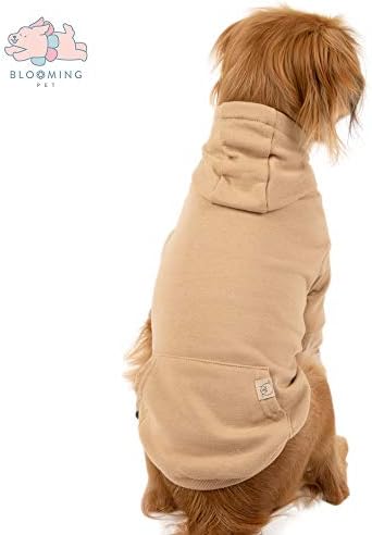 ÇİÇEK açan PET Düz Hoodie Gömlek Kazak, Küçük Köpek için Bahar Giysileri, Pamuklu Kısa Kollu Sweatshirt, Şık Şık, Yumuşak Nefes