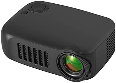 LMGKS A2000 Mini Taşınabilir Cep Telefonu Projektörü Mini Projektör HD 1080P Ev Çocukları (Boyut: Sarı ve Mavi Kontrast) (Turuncu