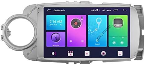 Android 9.0 Araba Stereo Toyota Yaris Vios 2012-2017 için 2 Din Kafa Ünitesi GPS Navigasyon 9 İnç Dokunmatik Ekran MP5 Multimedya