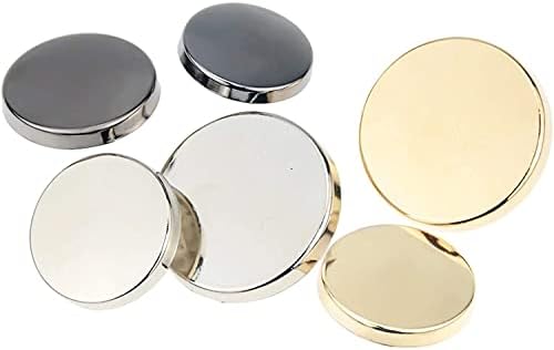 GBYJ 10 Pcs Metal Düğme Çinko Alaşım Shank Düğme için Ceket Ceket Rüzgarlık Düğmeleri Raptiye Dikiş Malzemeleri Düğmeleri (Renk:
