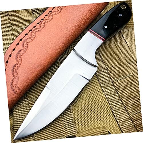 7.5 Skinner Avcılık Survival Sabit Bıçak Kamp Tam Tang Bıçak Boynuz tarafından Survival Çelik