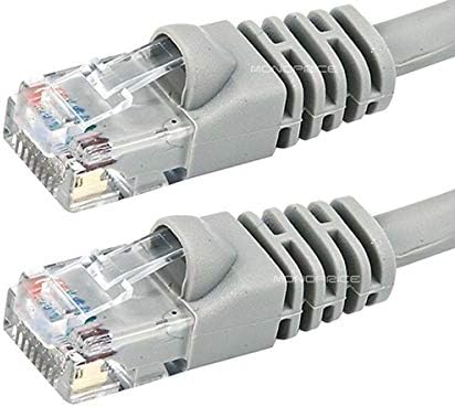 Monoprice Cat6 Ethernet Patch Kablo - 10 Feet - Turuncu, Bağlantısız RJ45, Telli, 550MHz, UTP, Saf Çıplak Bakır Tel, Geçit,