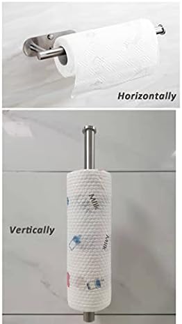 Kağıt Havlu Tutucu Kağıt Rulo Tutucu Duvara Monte Mutfak Banyo Dolabı Lavabo Kağıt Havlu Toplu Güçlü Kendinden Yapışkanlı Tutkal