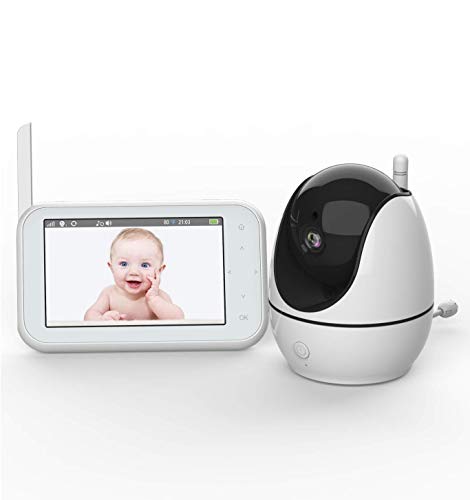 Bebek monitörü, 1080 P video bebek monitörü İle kamera ve ses Kaydedici, 4.5 Ekran, 2.4 G Kablosuz 2-Yönlü Konuşma, Sıcaklık