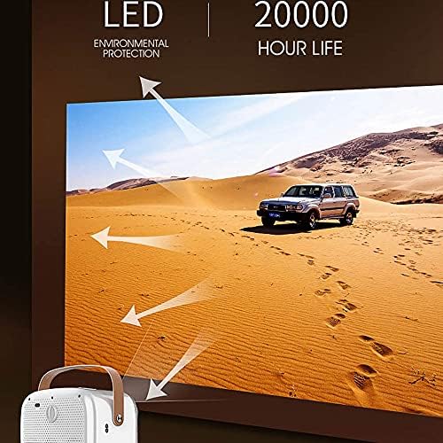 SMDMM LCD Projektör 1080 P 4500 Lümen Uyumlu Hiçbir Ekran Bluetooth TV Mini Yurt Öğrenci Ev Sineması Duvar Projeksiyon Yatak