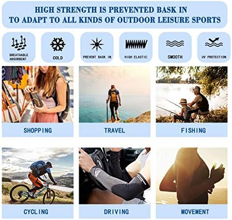 AFPANQZ Kol Kapak Shield UV Koruyucu Spor Kollu Arms Kapakları için Yaz Açık Bisiklet Golf