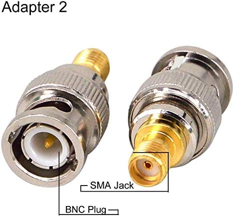 onelinkmore SMA BNC Kitleri RF Koaksiyel Adaptör Erkek Kadın Koaksiyel Konnektör 4 Parça …
