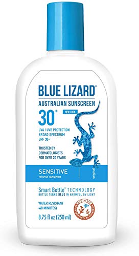 Mavi Kertenkele Avustralya Güneş Koruyucusuna Duyarlı Güneş Kremi, SPF 30 + Geniş Spektrumlu UVA / UVB Koruması - 8.75 oz.