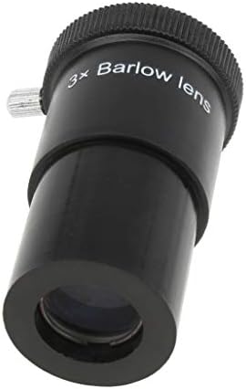 Dolity 1.25 inç 3X Büyütme Barlow Lens Optik Cam Teleskop Mercek için