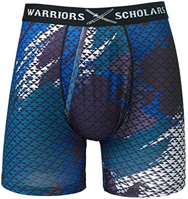 Warriors & Scholars / Erkek Boxer Külot 6 Set Çok Paketi / erkek Hiçbir Binmek Up Iç Çamaşırı Boksörler Erkekler için, gençlik