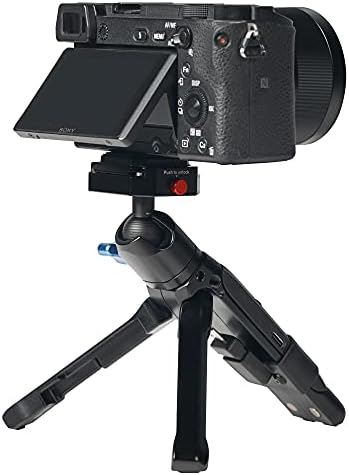 SİRUİ 3T-R Kameralar için Masa Tripodu, Uzaktan Kumanda, Kompakt Mini Tripod, Emniyet Kilidi, Sürtünme Kontrolü, Bluetooth