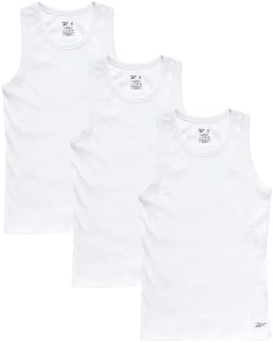 Reebok Kız Çocuk Fanilaları-Yumuşak Nefes Alabilen A-Shirt Tank Top (3'lü Paket)