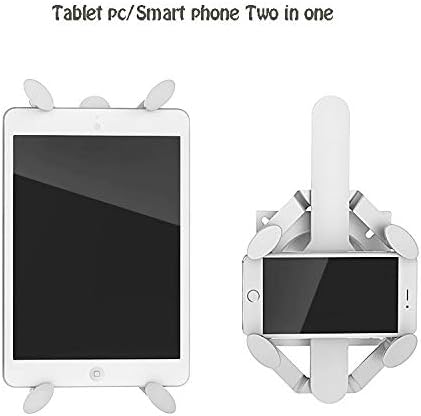 Sunter98 2 in 1 Tablet Duvar Montaj Standı Alüminyum Alaşım Ekran Tutucu Evrensel 8-12 inç Tablet Braketi ve Smartphone Üzerinde