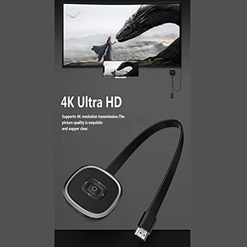 WiFi Ekran Dongle HDMI, 5 GHz / 2.4 GHz WiFi Kablosuz Ekran Payı Ekran Alıcısı 4 K HD, kablosuz Ekran Adaptörü için Android