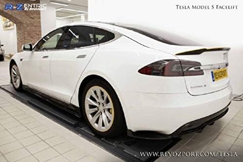 Tesla Model S - R-Zentric Bagaj Dudak Spoyleri için RevoZport - FRP